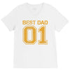 1 best dad V-Neck Tee