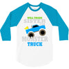 monster truck shirt for boys toddlers 3/4 Sleeve Shirt