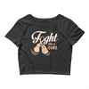 Fight For a Cure Uterine Cancer Awareness Crop Top