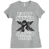 funny rfart ninja Ladies Fitted T-Shirt