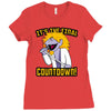 the final countdown! Ladies Fitted T-Shirt