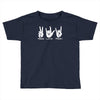 peace love rock funny Toddler T-shirt