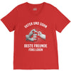 vater und sohn V-Neck Tee