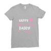 Happy Fathers Day Daddy Ladies Fitted T-Shirt