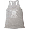 booked all weekend Racerback Tank
