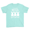 little miss cottontail cute bunny easter Youth Tee
