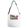pizza is my valentine Adjustable Strap Totes