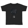 Leo Zodiac Sign Minimal Design Toddler T-shirt