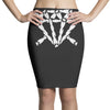 blunt diamond Pencil Skirts