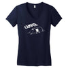 camper camping fun zelten zelt hobby freizeit outdoor pc gaming Women's V-Neck T-Shirt