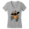 pumpkin time! Women's V-Neck T-Shirt