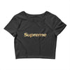 gold premium Crop Top