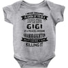 Super Cool Gigi Of A Freaking Awesome Granddaughter Baby Onesie