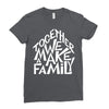 together we make a family 2 Ladies Fitted T-Shirt