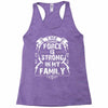 The force is strong in my family... Racerback Tank