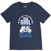 Some Girls Love Diamonds This Girl Loves Balls V-Neck Tee