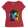 astro cat Women's Triblend Scoop T-shirt