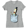 mr. poopybutthole Ladies Fitted T-Shirt