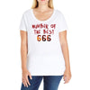 Number Of The Best Ladies Curvy T-Shirt
