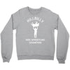 hillbilly hog wrestling champ  funny  comic wrestling redneck Crewneck Sweatshirt