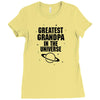 Greatest Grandpa In The Universe Ladies Fitted T-Shirt