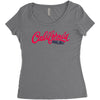 California Malibu Women's Triblend Scoop T-shirt