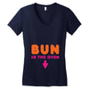 Bun in the Oven Women's V-Neck T-Shirt