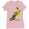 minion loves banana Ladies Fitted T-Shirt