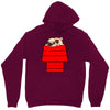 snoopy parody pug w Unisex Hoodie