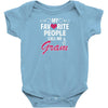 My Favorite People Call Me Gram Baby Onesie