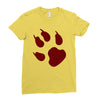 animal feet Ladies Fitted T-Shirt
