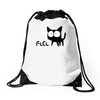 flcl white Drawstring Bags