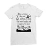the black scotties Ladies Fitted T-Shirt