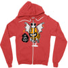 monster i will bee bat Zipper Hoodie