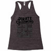 pirate crossword Racerback Tank