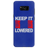 keep it lowered Samsung Galaxy S8