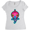 dubious disc Women's Triblend Scoop T-shirt