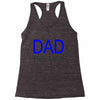 dad the man Racerback Tank