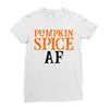 pumpkin spice af Ladies Fitted T-Shirt