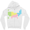 periodic table of america Zipper Hoodie