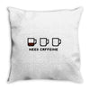 need caffeine Throw Pillow