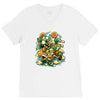 mommy!!! my candy is stolen by zombie V-Neck Tee