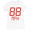 back to the future movie inspired tshirt Ladies Fitted T-Shirt