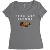 From Art School Women's Triblend Scoop T-shirt