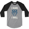 i can  i will 3/4 Sleeve Shirt