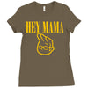 hey mama Ladies Fitted T-Shirt