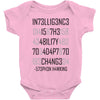 adapt or die encoded Baby Bodysuit