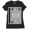 qr composition Ladies Fitted T-Shirt