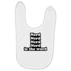 nerd is the word Baby Bibs