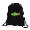 pool shark Drawstring Bags